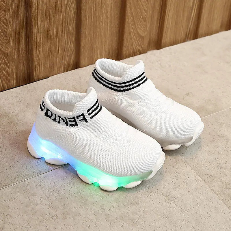 Kinder Slip-On Sneaker mit Sohlenbeleuchtung