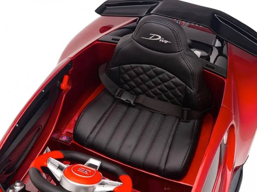 Kinder Elektroauto Bugatti Divo - Rot