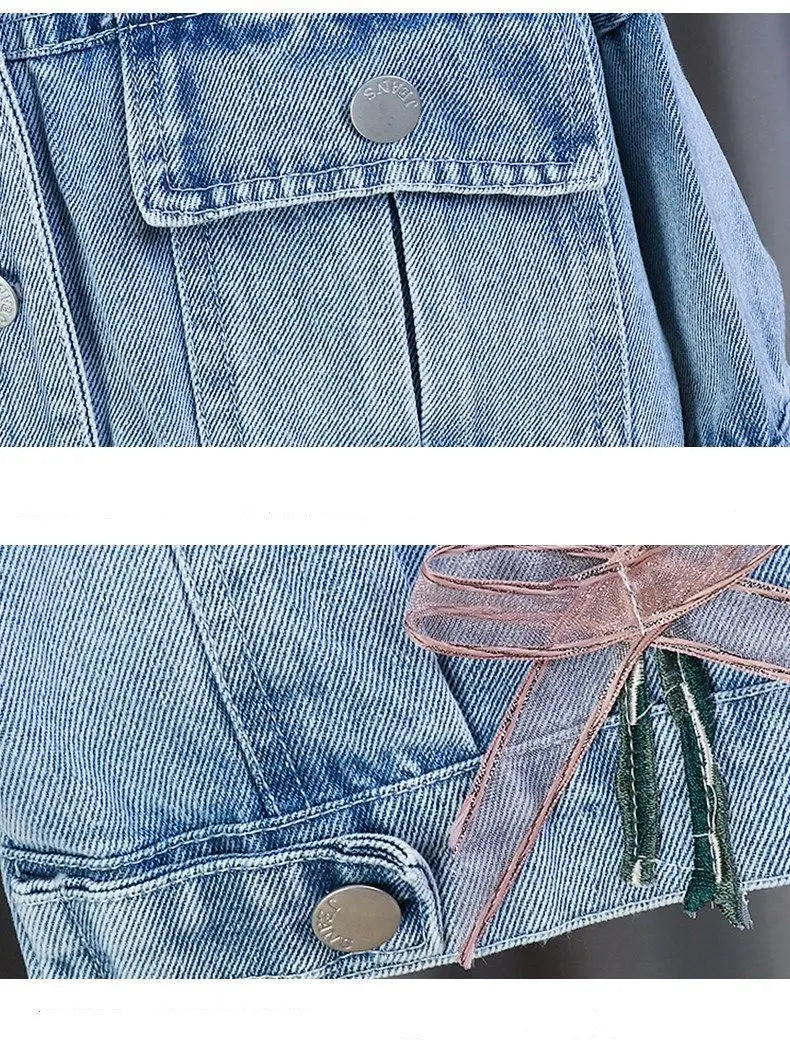 Mädchen Jeans-Jacke