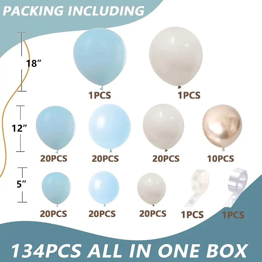 Babygeburtstagsparty-Ballon-Girlande